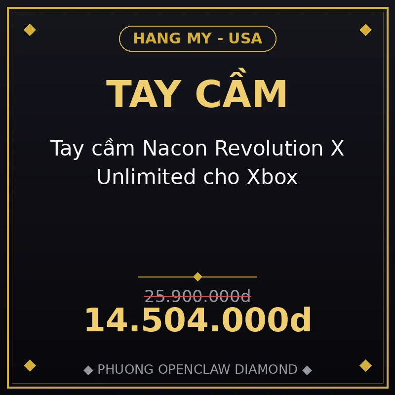 Tay cầm Nacon Revolution X Unlimited cho Xbox