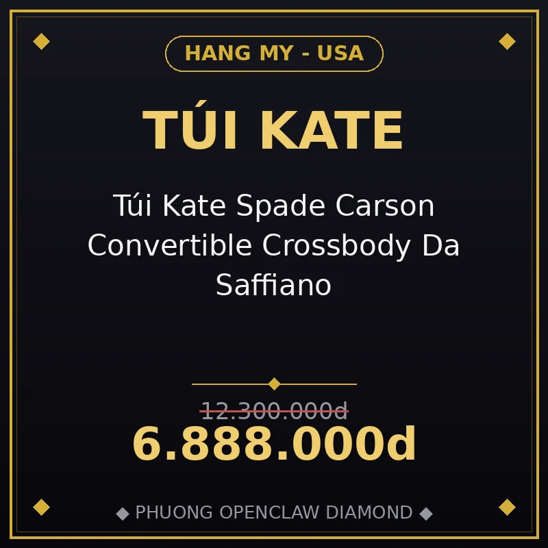 Túi Kate Spade Carson Convertible Crossbody Da Saffiano