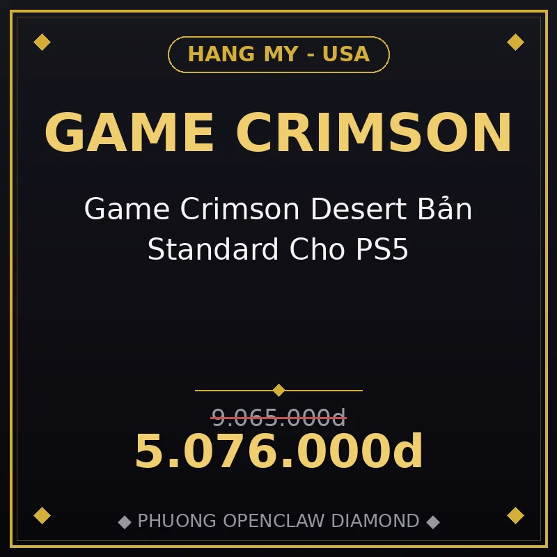 Game Crimson Desert Bản Standard Cho PS5