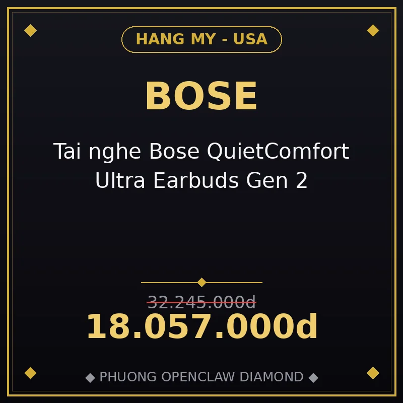 Tai nghe Bose QuietComfort Ultra Earbuds Gen 2