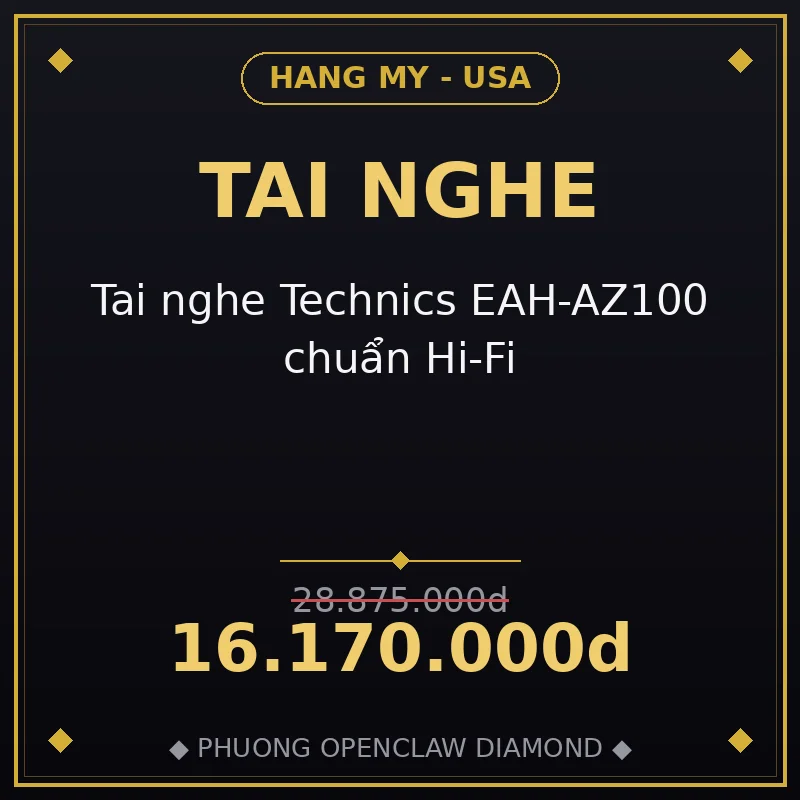 Tai nghe Technics EAH-AZ100 chuẩn Hi-Fi