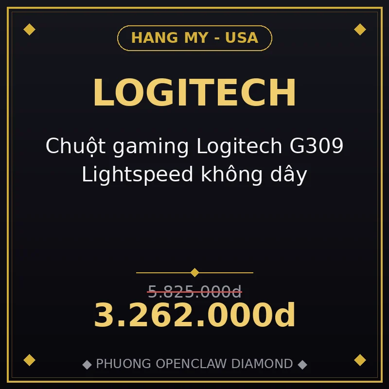 Chuột gaming Logitech G309 Lightspeed không dây