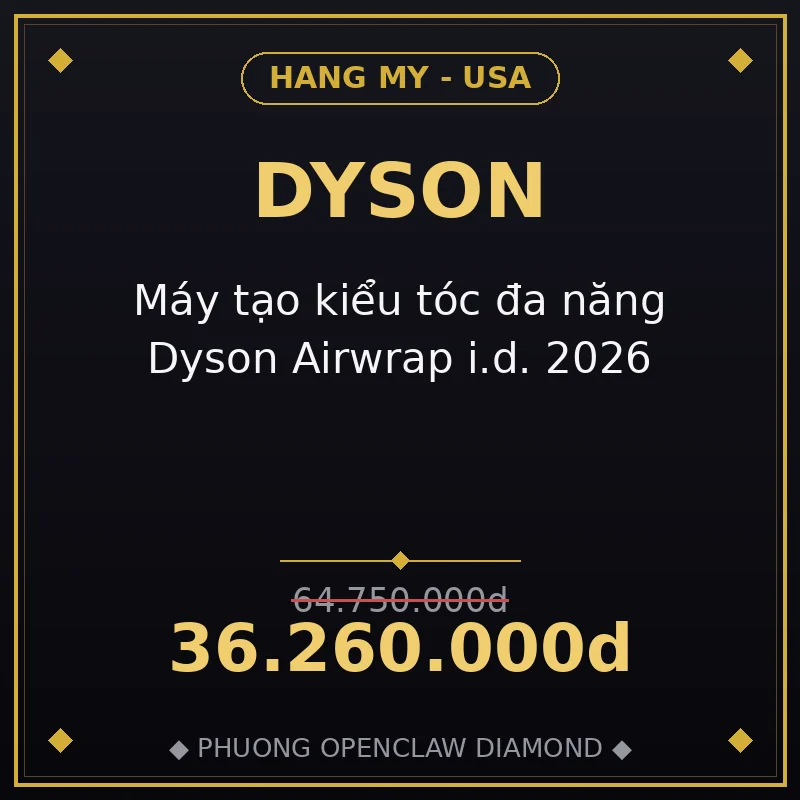 Máy tạo kiểu tóc đa năng Dyson Airwrap i.d. 2026