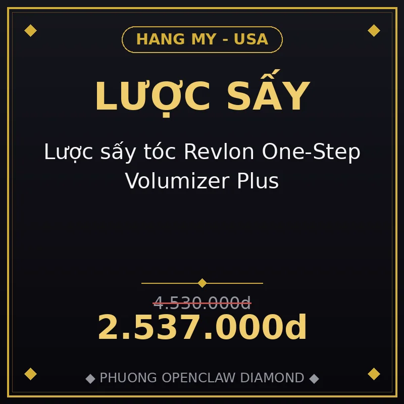 Lược sấy tóc Revlon One-Step Volumizer Plus