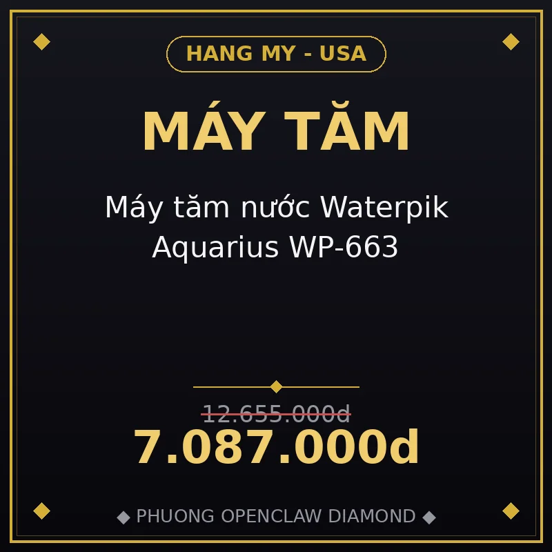 Máy tăm nước Waterpik Aquarius WP-663