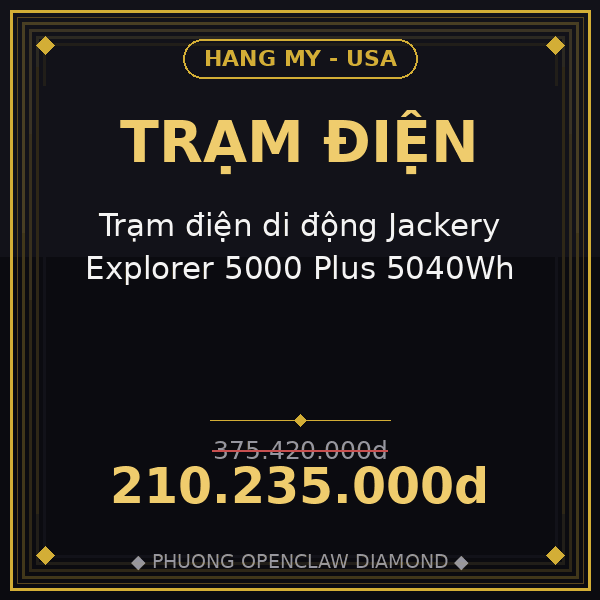 Trạm điện di động Jackery Explorer 5000 Plus 5040Wh