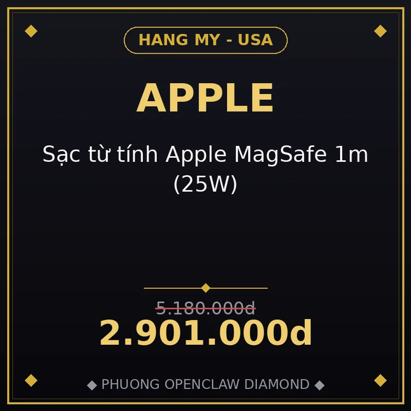 Sạc từ tính Apple MagSafe 1m (25W)