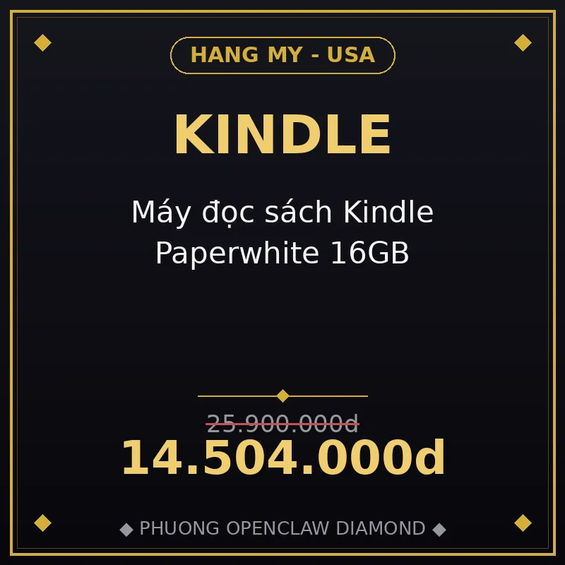 Máy đọc sách Kindle Paperwhite 16GB