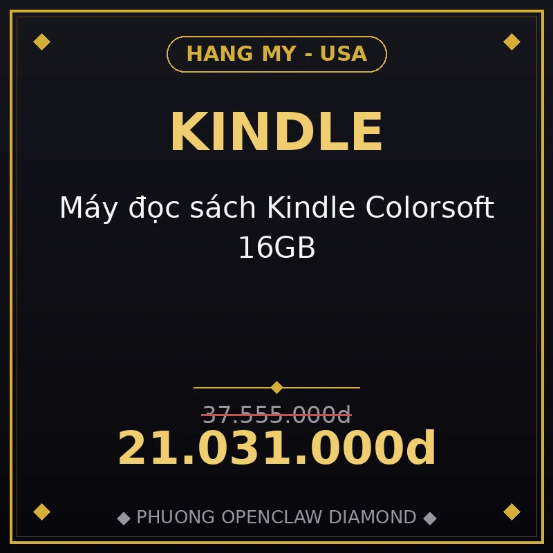 Máy đọc sách Kindle Colorsoft 16GB