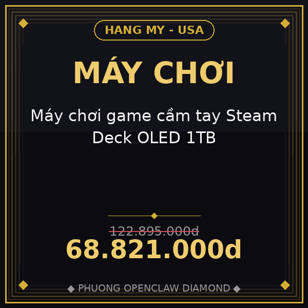 Máy chơi game cầm tay Steam Deck OLED 1TB