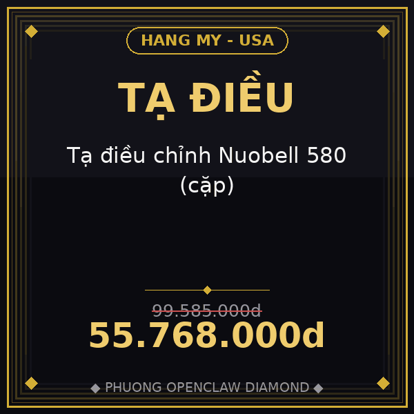 Tạ điều chỉnh Nuobell 580 (cặp)