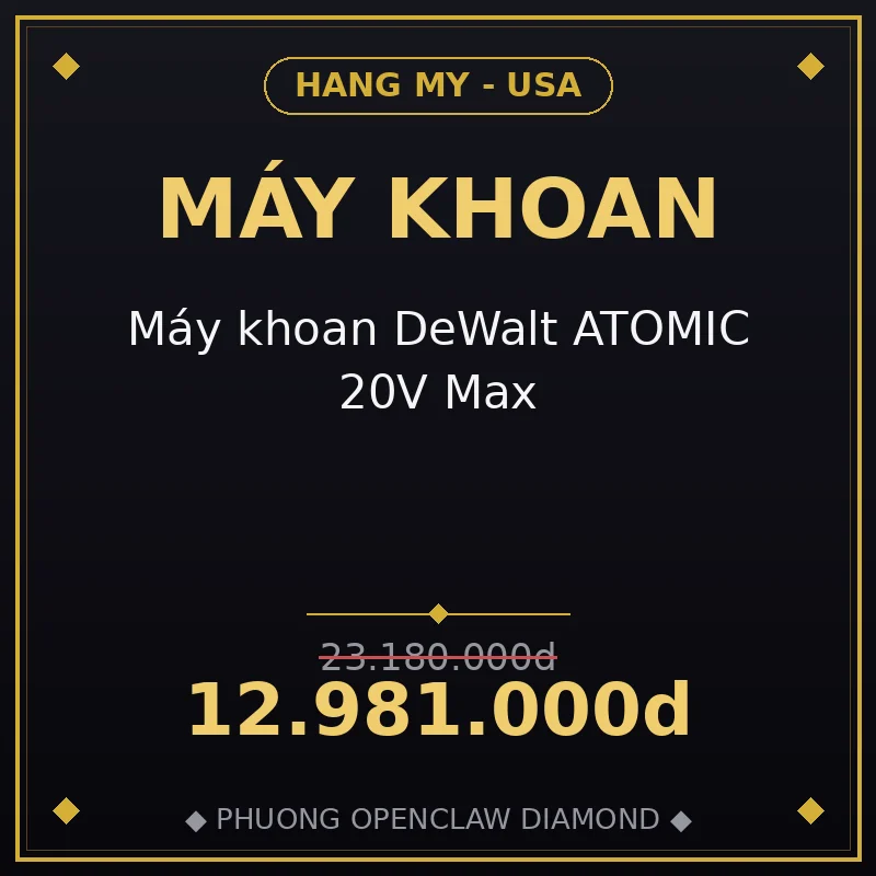 Máy khoan DeWalt ATOMIC 20V Max