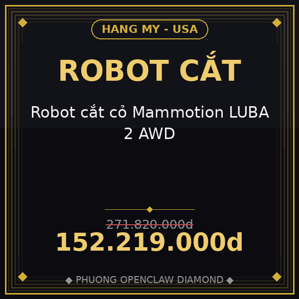 Robot cắt cỏ Mammotion LUBA 2 AWD
