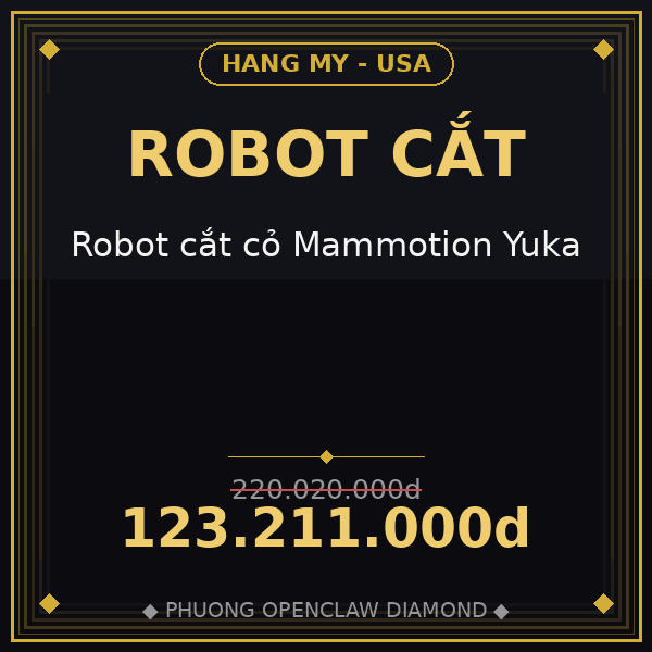 Robot cắt cỏ Mammotion Yuka