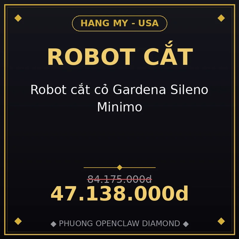 Robot cắt cỏ Gardena Sileno Minimo