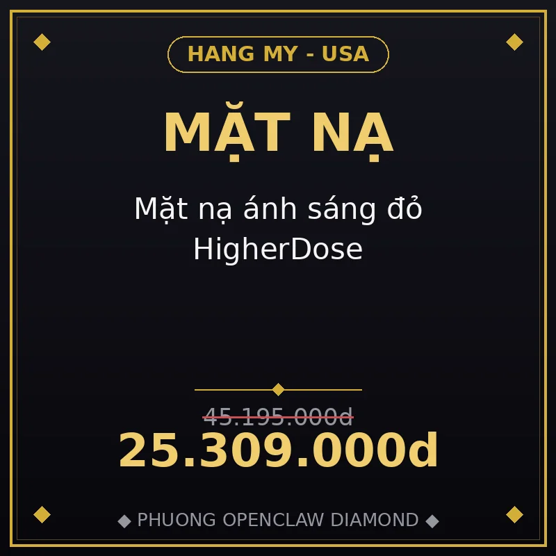 Mặt nạ ánh sáng đỏ HigherDose