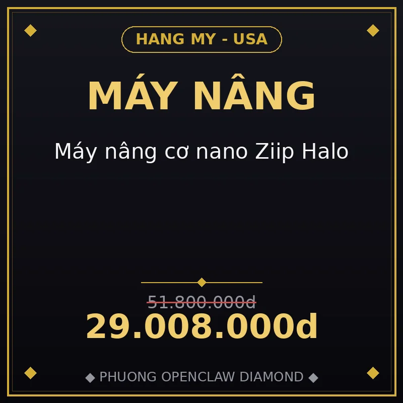 Máy nâng cơ nano Ziip Halo