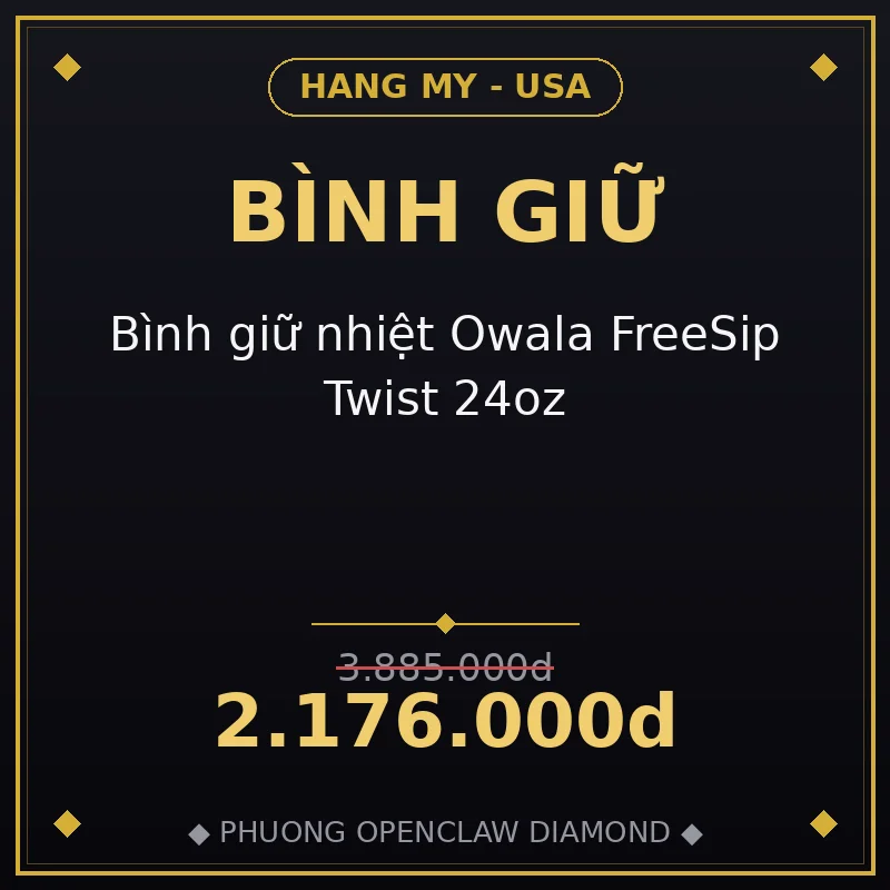 Bình giữ nhiệt Owala FreeSip Twist 24oz
