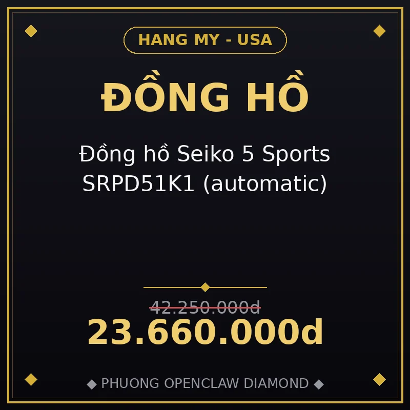 Đồng hồ Seiko 5 Sports SRPD51K1 (automatic)