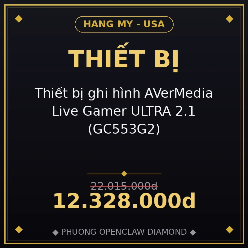 Thiết bị ghi hình AVerMedia Live Gamer ULTRA 2.1 (GC553G2)