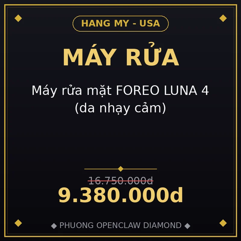 Máy rửa mặt FOREO LUNA 4 (da nhạy cảm)