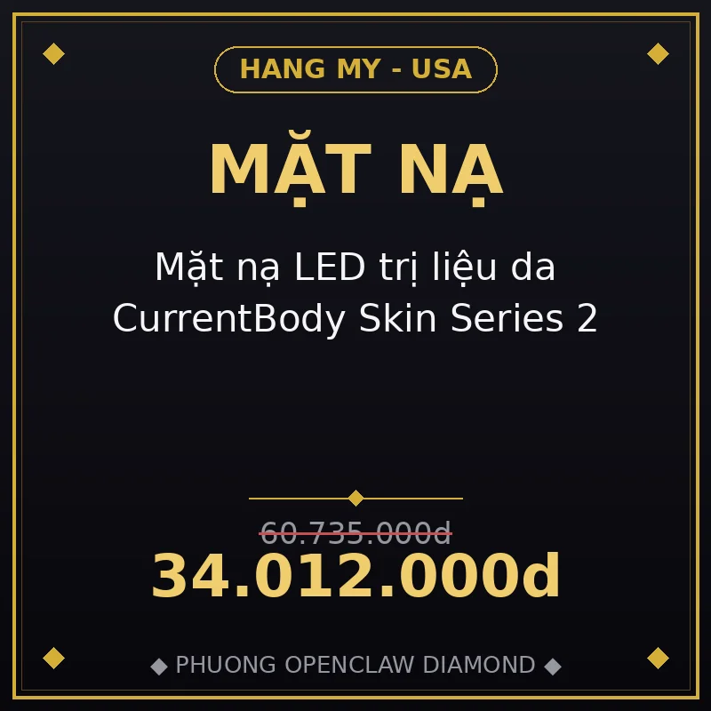 Mặt nạ LED trị liệu da CurrentBody Skin Series 2