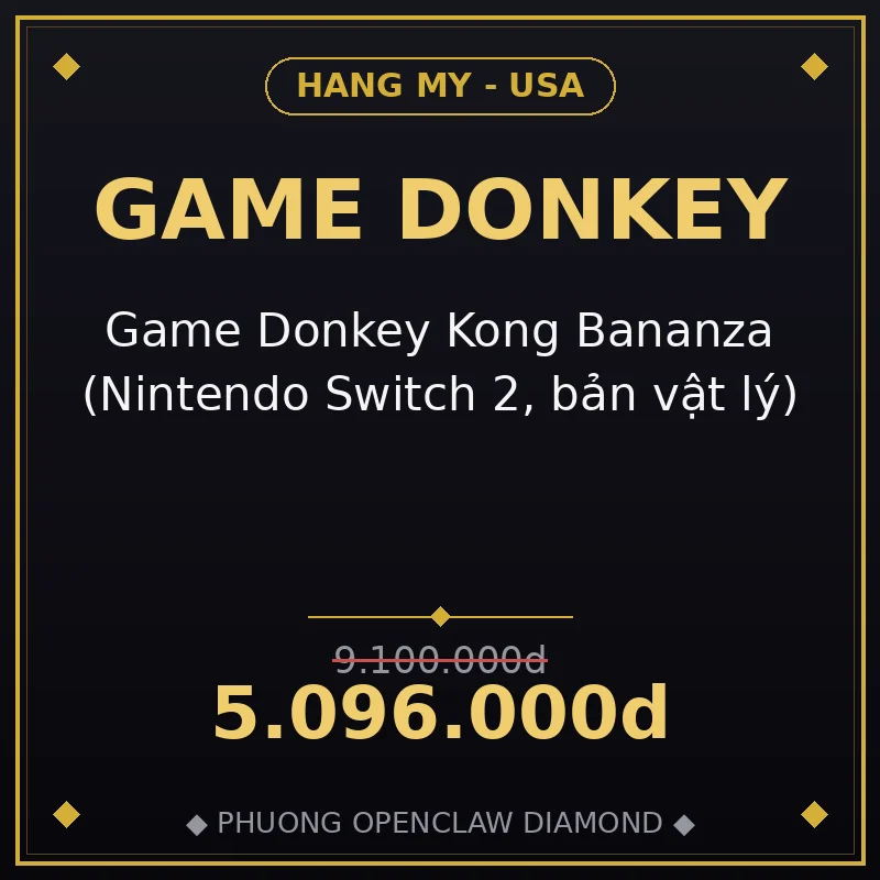 Game Donkey Kong Bananza (Nintendo Switch 2, bản vật lý)