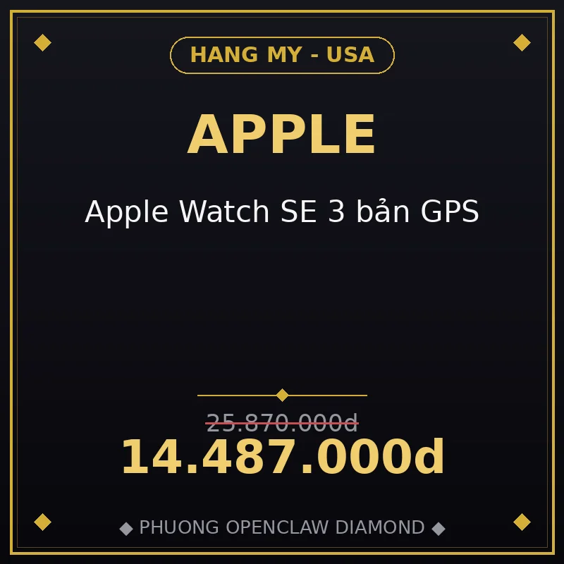 Apple Watch SE 3 bản GPS