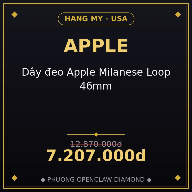 Dây đeo Apple Milanese Loop 46mm