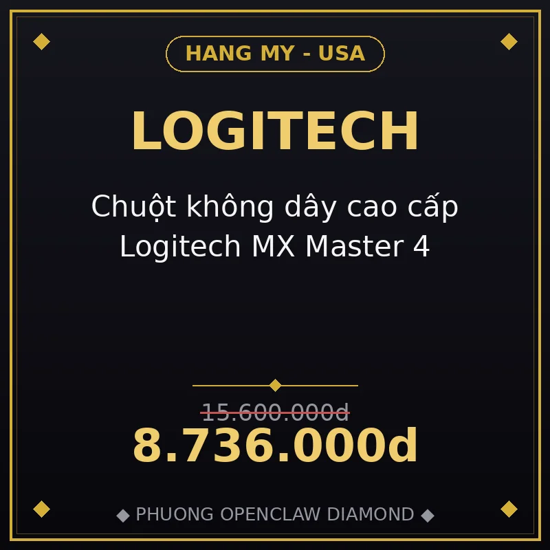 Chuột không dây cao cấp Logitech MX Master 4