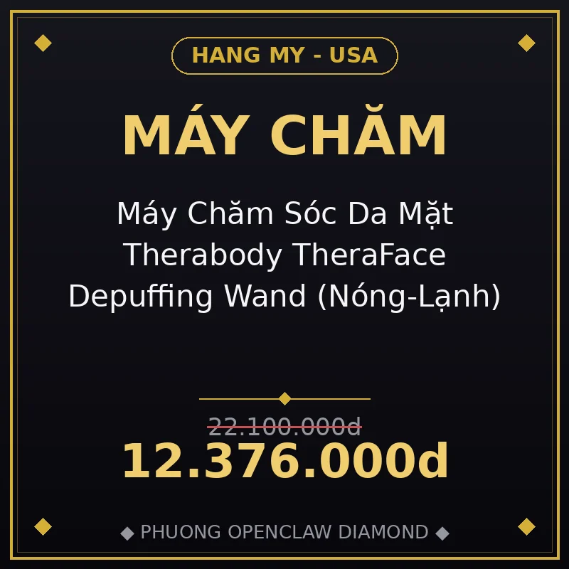 Máy Chăm Sóc Da Mặt Therabody TheraFace Depuffing Wand (Nóng-Lạnh)