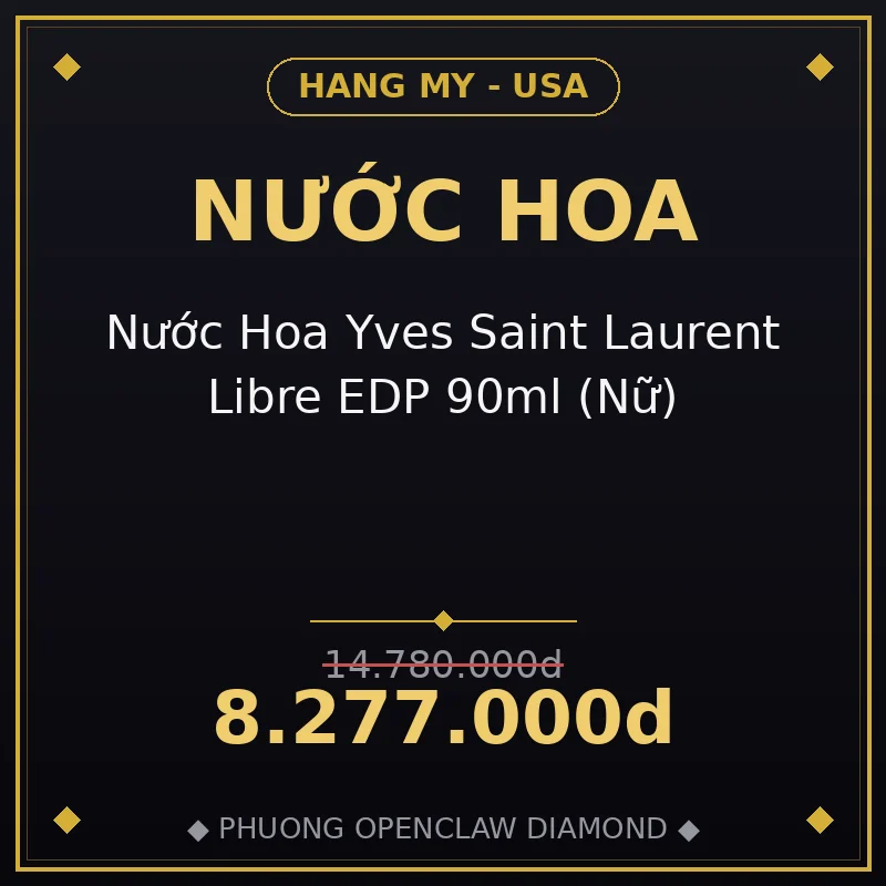 Nước Hoa Yves Saint Laurent Libre EDP 90ml (Nữ)