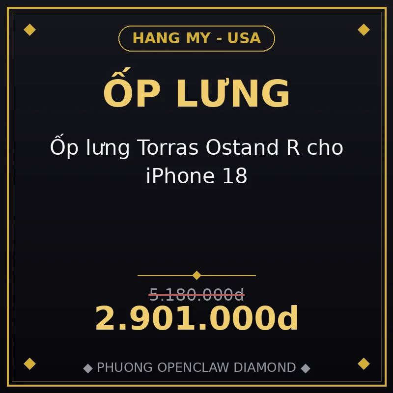 Ốp lưng Torras Ostand R cho iPhone 18