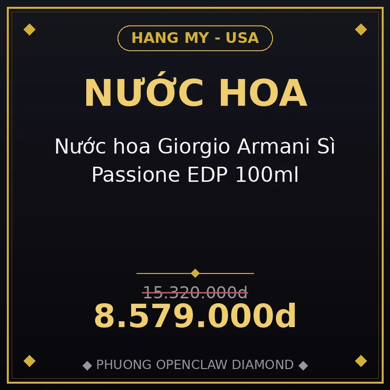 Nước hoa Giorgio Armani Sì Passione EDP 100ml