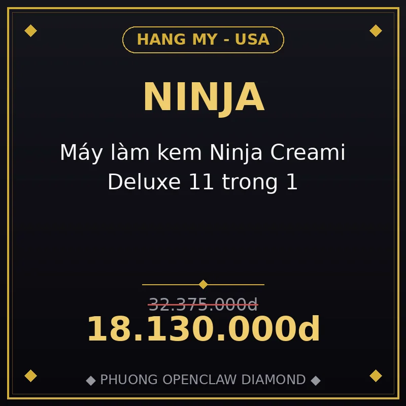 Máy làm kem Ninja Creami Deluxe 11 trong 1