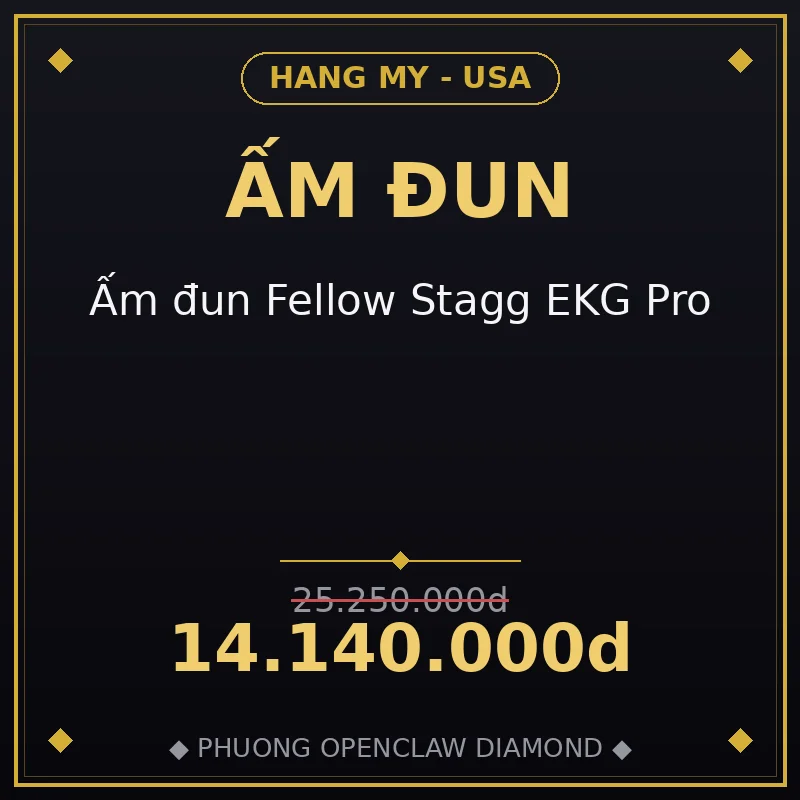 Ấm đun Fellow Stagg EKG Pro