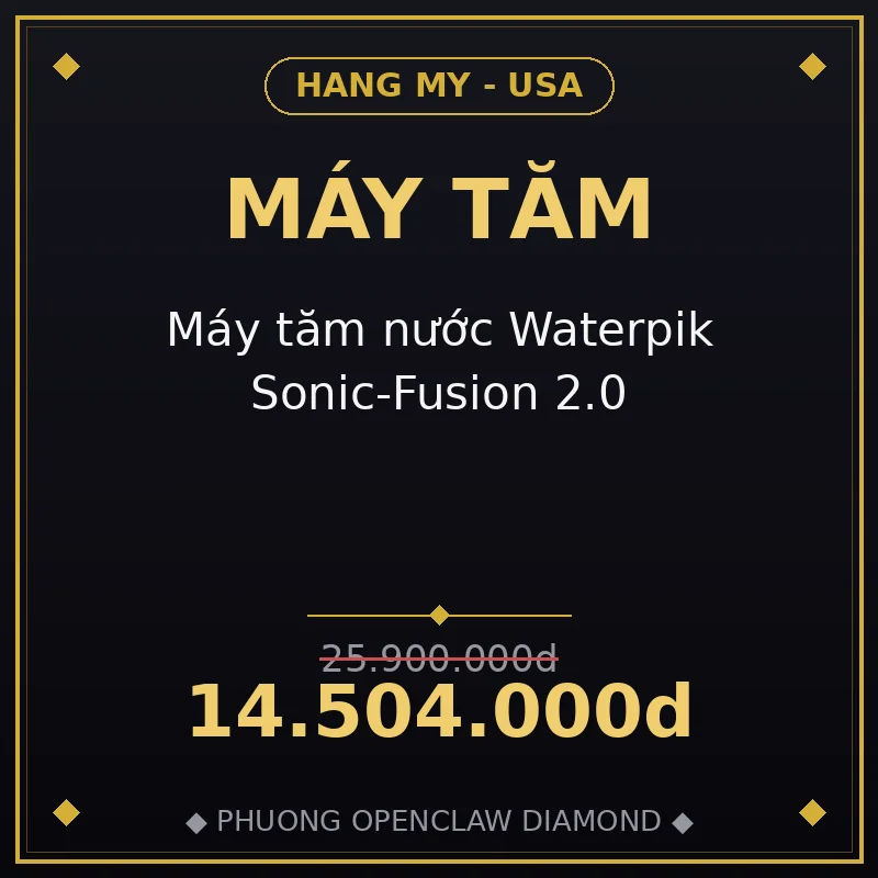 Máy tăm nước Waterpik Sonic-Fusion 2.0