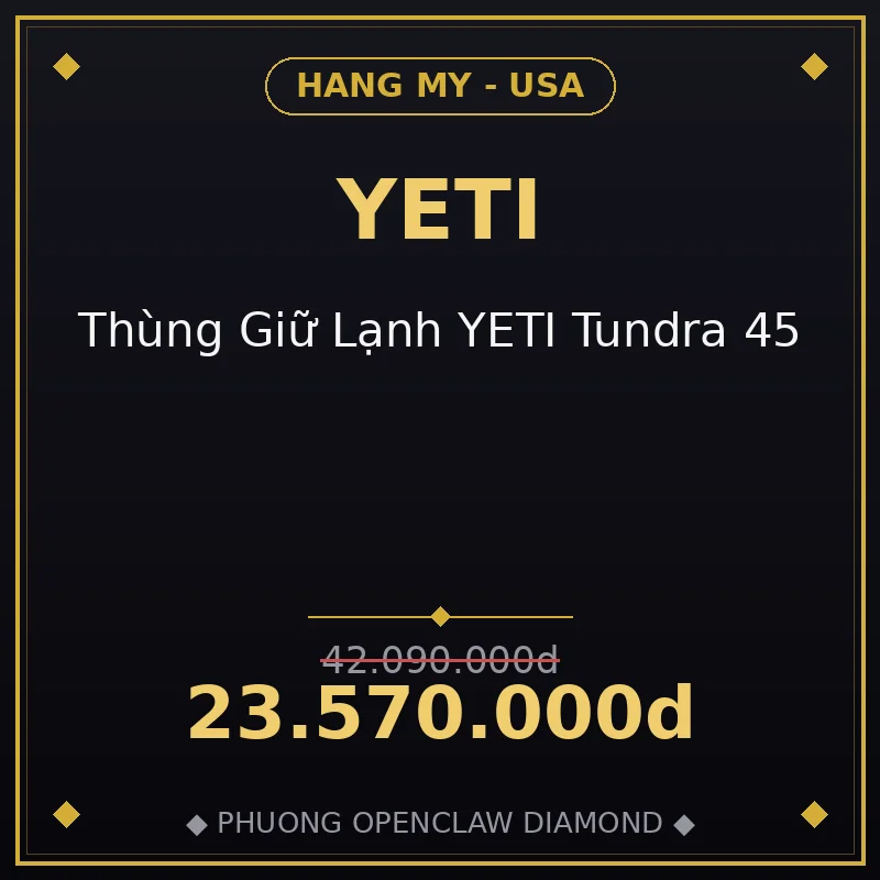Thùng Giữ Lạnh YETI Tundra 45
