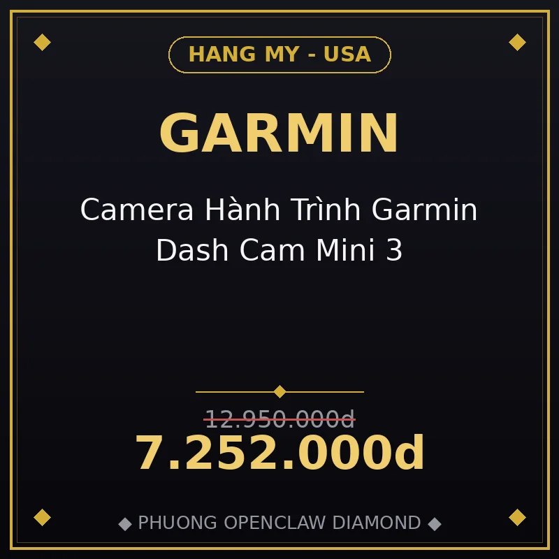Camera Hành Trình Garmin Dash Cam Mini 3