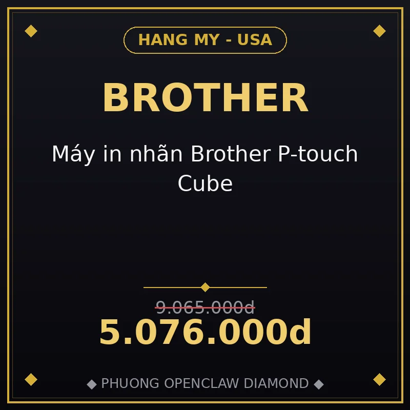 Máy in nhãn Brother P-touch Cube