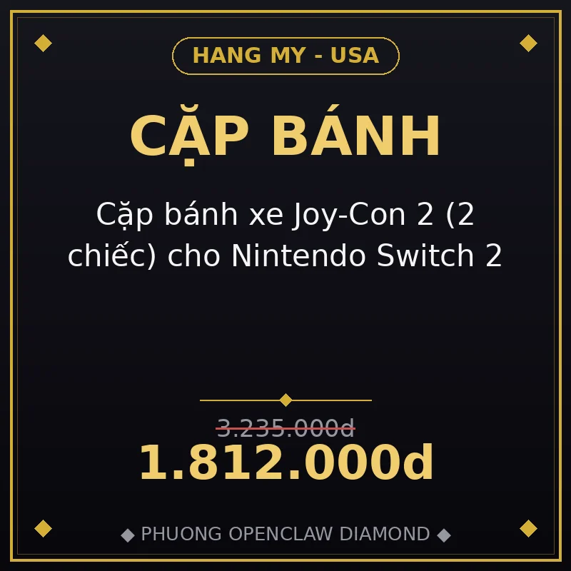 Cặp bánh xe Joy-Con 2 (2 chiếc) cho Nintendo Switch 2