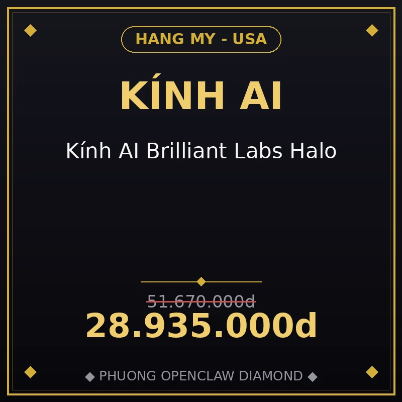 Kính AI Brilliant Labs Halo
