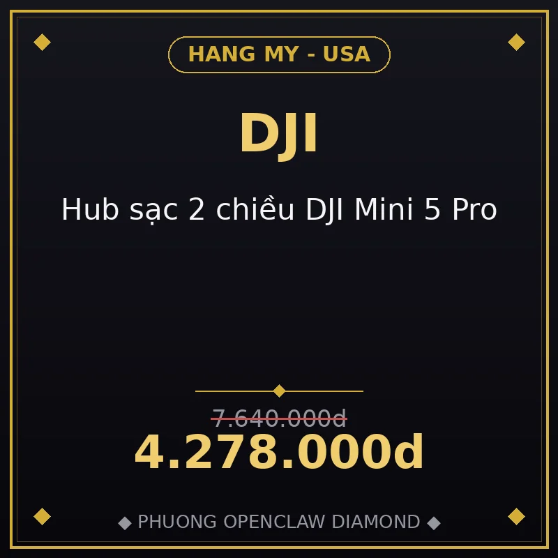 Hub sạc 2 chiều DJI Mini 5 Pro