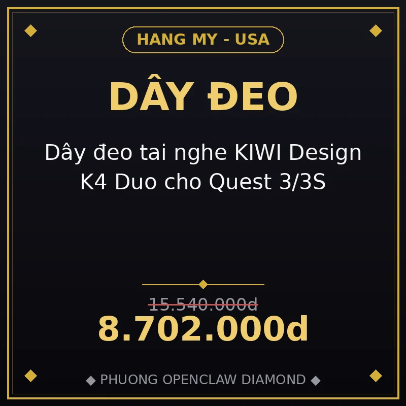 Dây đeo tai nghe KIWI Design K4 Duo cho Quest 3/3S