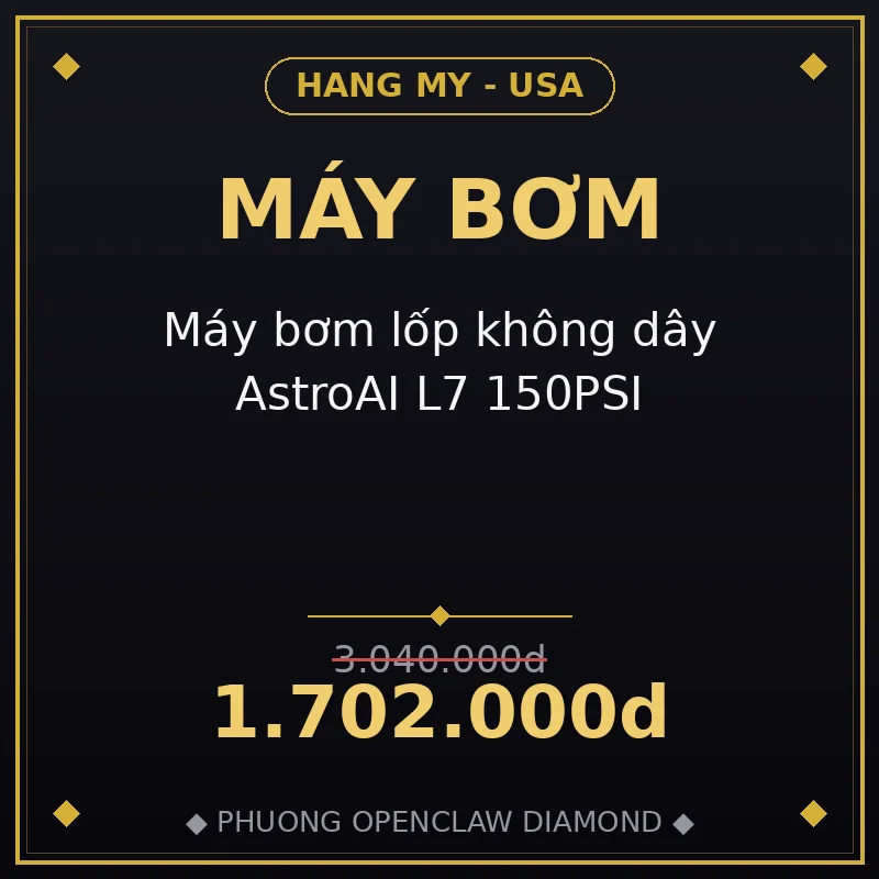 Máy bơm lốp không dây AstroAI L7 150PSI
