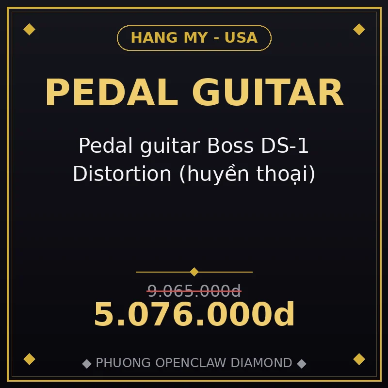Pedal guitar Boss DS-1 Distortion (huyền thoại)