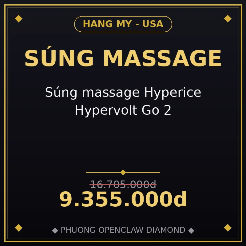 Súng massage Hyperice Hypervolt Go 2