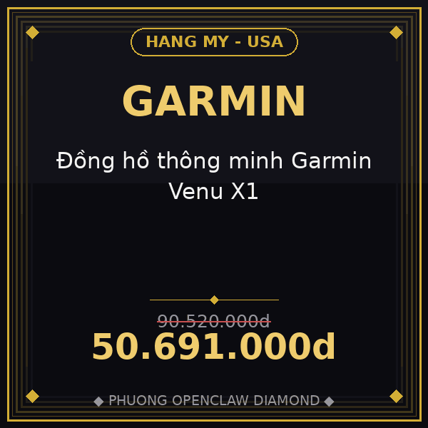 Đồng hồ thông minh Garmin Venu X1