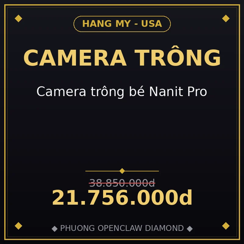 Camera trông bé Nanit Pro