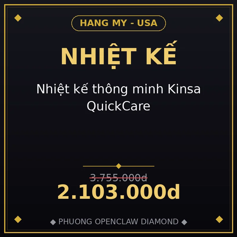 Nhiệt kế thông minh Kinsa QuickCare